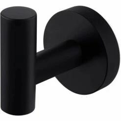 MINKUROW SUS304 Edelstahl Badezimmer Handtuchhalter Haken Wandhaken Küchenhandtuchhalter, Mattschwarz