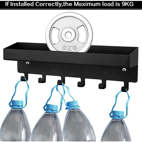 MINKUROW Schlüsselbrett Mit Ablage-Schlüssel Wandhalterung-Wand Schlüsselhaken Mit 6 Haken & Schlüsselleiste-Einfach Zu Verwenden,Wird Zum Sortieren Von Schlüsseln Und Kleinen Gegenständen Verwendet 7 MINKUROW Schlüsselbrett Mit Ablage-Schlüssel Wandhalterung-Wand Schlüsselhaken Mit 6 Haken & Schlüsselleiste-Einfach Zu Verwenden,Wird Zum Sortieren Von Schlüsseln Und Kleinen Gegenständen Verwendet – Bild 5