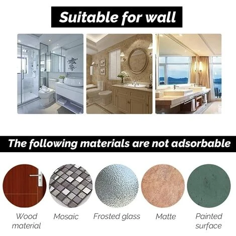 MINKUROW 4 Pack Vakuum Saugnapf Haken, Extra Stark Saughaken Ohne Bohren Für Fenster Glas Bad Küche Badezimmer Dusche, 2000 Mal Wiederverwertbar, Max 5KG (Schwarz) 7 MINKUROW 4 Pack Vakuum Saugnapf Haken, Extra Stark Saughaken Ohne Bohren Für Fenster Glas Bad Küche Badezimmer Dusche, 2000 Mal Wiederverwertbar, Max 5KG (Schwarz) – Bild 5