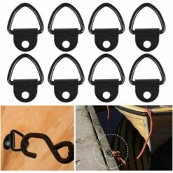 BEARSU Stück Edelstahl-V-Ring-Haken, Strapazierfähige Zurrringe, Ankerring Für Anhänger, LKW, Boote, Autos, Max. Zugkraft 40 Kg -Seilwinden Sales 59688492 5