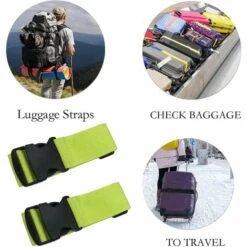 MINKUROW 2-Stück Gepäckgurt Koffergurt Gepäcktasche Packriemen Kofferband Lang Kofferbänder Luggage Strap Für Koffer(grün) 11 MINKUROW 2-Stück Gepäckgurt Koffergurt Gepäcktasche Packriemen Kofferband Lang Kofferbänder Luggage Strap Für Koffer(grün) -Seilwinden Sales 60233959 5