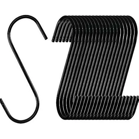 GESCHENKE 20 Stück S-Haken Edelstahl-Küchenhaken Haken S-förmige Haken 4 GESCHENKE 20 Stück S-Haken Edelstahl-Küchenhaken Haken S-förmige Haken – Bild 2