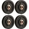 QERSTA Hebezubehör, 4 Stück 110 Mm Tragende Nylon-Riemenscheibe, Gewichtheber-Riemenscheibe, Universalrad Für Kabelmaschine, Fitnessgeräte, Garagentor 1 QERSTA Hebezubehör, 4 Stück 110 Mm Tragende Nylon-Riemenscheibe, Gewichtheber-Riemenscheibe, Universalrad Für Kabelmaschine, Fitnessgeräte, Garagentor -Seilwinden Sales 60723049 1