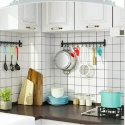 GESCHENKE Robuste S-Haken, S-förmige Haken Zum Aufhängen, Mattschwarze S-Haken Zum Aufhängen Von Töpfen Und Pfannen, Pflanzen, Kaffeetassen, Kleidung, Taschen, Handtüchern In Küche, Schlafzimmer, Büro, Garten, Badezimmer, 20 Stück -Seilwinden Sales 61201792 4