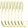 GESCHENKE Packung Mit 10 11,4 Cm Schweren S-Haken, Goldfarbene S-Haken, Aufhängerhaken Für Küche, Bad, Schlafzimmer Und Büro: Pfannen, Töpfe, Mäntel, Taschen, Pflanzen (10er-Pack/Gold)