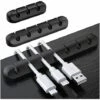 GESCHENKE Kabelhalter Clips, 3er Pack Kabelmanagement Kabel Organizer Clips Silikon Selbstklebend Für Desktop USB Ladekabel Nachttisch Netzkabel Maus Kabel Draht PC Büro Zuhause 1 GESCHENKE Kabelhalter Clips, 3er Pack Kabelmanagement Kabel Organizer Clips Silikon Selbstklebend Für Desktop USB Ladekabel Nachttisch Netzkabel Maus Kabel Draht PC Büro Zuhause -Seilwinden Sales 63509177 1