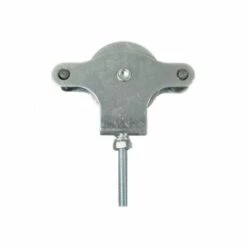 Polea Tendedero Wolfpack Zincado 40 Mm. Roldana Metal Con Tornillo