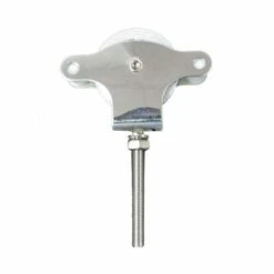Polea Tendedero Wolfpack Inoxidable 60 Mm. / Roldana Metálica Con Tornilo