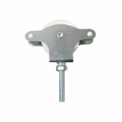 Polea Tendedero Wolfpack Zincado 40 Mm. Roldana Plástico Con Tornillo