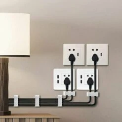 WERKZEUGE Kabelmanagement, 50 Stück Selbstklebende Draht-Organizer-Klemmen Für Ethernet-Kabel Und Kabelmanagementsystem, Weiß -Seilwinden Sales 63913148 4