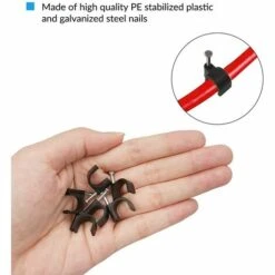 WERKZEUGE 200 Sortiment Runde Elektrische Kabelklemmen – 8 Mm Und 10 Mm – Schwarz – Für Ethernet-Kabel, Telefonkabel, TV-Kabel 9 WERKZEUGE 200 Sortiment Runde Elektrische Kabelklemmen – 8 Mm Und 10 Mm – Schwarz – Für Ethernet-Kabel, Telefonkabel, TV-Kabel -Seilwinden Sales 63918535 3