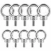 PETITES ECREVISSES 12 Stück Ringschrauben Aus Edelstahl 304 Für Bauhebezeuge – M4