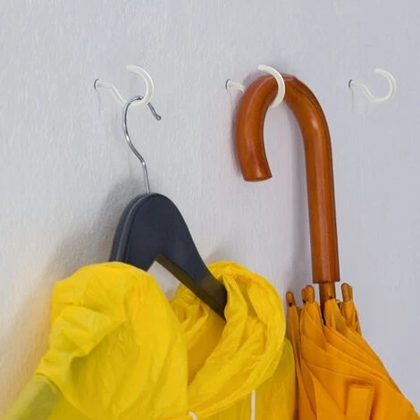 PETITES ECREVISSES 12 Stück 2 Zoll Schraubhaken Deckenhaken Deckenhaken Für Blumenampel In Haushalten Und Büros - Weiß 6 PETITES ECREVISSES 12 Stück 2 Zoll Schraubhaken Deckenhaken Deckenhaken Für Blumenampel In Haushalten Und Büros - Weiß – Bild 4