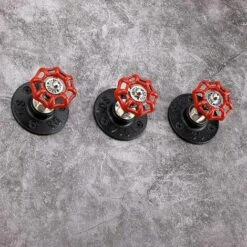 HEGUYEY 3 Vintage-Kleiderhaken, Industrielle Eisenrohr-Retro-Wandhalterung Für Robe, Handtuch, Tasche, Regenschirm, Hut, Antike Heimdekoration, Typ 2 -Seilwinden Sales 64879311 5