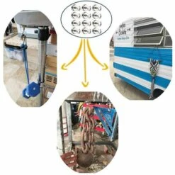 GESCHENKE 12 X Magnethaken, Extra Starker Magnet Mit Haken Für Kühlschrank, 22 Kg Zugkraft -Seilwinden Sales 64886789 3