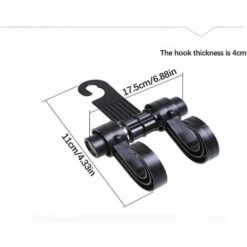 GESCHENKE 4 Stück Fahrzeugmontierter Mehrzweckhaken Im Auto Aufbewahrungshaken Beweglicher Autohaken -Seilwinden Sales 64887292 3