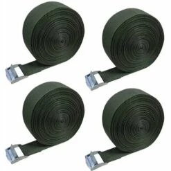 HEGUYEY Spanngurt 8m - 4 Stück Spanngurte Mit Klemmschloss Spanngurte Set Für Motorrad Fahrradträger Extrem Robuste Zurrgurt Mit Ratsche