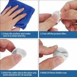 ILOVEMILAN 8er-Pack Weiße Kabelclips, Netzkabel-Organizer, Kabelmanagement, Selbstklebend, Passend Für Alle Computer, Netzkabel, Ladekabel Oder Mauskabel 9 ILOVEMILAN 8er-Pack Weiße Kabelclips, Netzkabel-Organizer, Kabelmanagement, Selbstklebend, Passend Für Alle Computer, Netzkabel, Ladekabel Oder Mauskabel -Seilwinden Sales 65679302 3