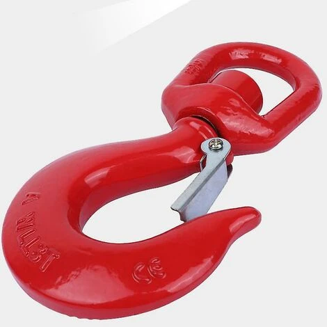 HELLO KITTY BAIN Stahlhaken Universeller Drehbarer Sicherheitshaken Drehbarer Haken 360-Grad-Universal-Ladehaken G80 Kran Aus Legiertem Stahl 4 HELLO KITTY BAIN Stahlhaken Universeller Drehbarer Sicherheitshaken Drehbarer Haken 360-Grad-Universal-Ladehaken G80 Kran Aus Legiertem Stahl – Bild 2