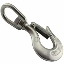 ILOVEMILAN Edelstahl 316 Loop Drehlasthaken Hebehaken Versicherungslasthaken Federhaken (Last 350kg) -Seilwinden Sales 65828018 4