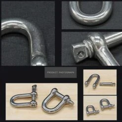 HELLO KITTY BAIN 4 X M8-Edelstahl-D-Schäkel, Mit Gewinde, Für Schwere Takelage, Recyclingfahrzeuge, Abschleppen, Einfaches Tragen -Seilwinden Sales 65954078 5