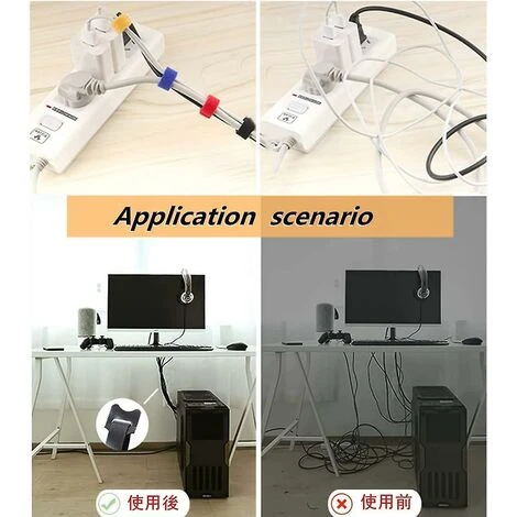 DONTODENT Kabelbinder, Kabelbinder, Wiederverwendbare Kabelbinder, Kabelaufbewahrungs-Organizer, Zum Binden Von Kabeln, Ummantelungen, PC-Drähten, Elektrischen Drähten Usw. (schwarz50 Stück Betterl 7 DONTODENT Kabelbinder, Kabelbinder, Wiederverwendbare Kabelbinder, Kabelaufbewahrungs-Organizer, Zum Binden Von Kabeln, Ummantelungen, PC-Drähten, Elektrischen Drähten Usw. (schwarz50 Stück Betterl – Bild 5
