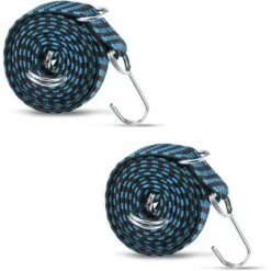 DONTODENT Stück Gepäckspanner Zur Befestigung Mit Spanngurten Spanngummi Beim Transport, Camping, Laden Der Ladung Rubberxpander Mit Dem Blauen Ho