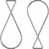 BF 100 Stück Deckenhaken Clip T-förmige Figur 8 Squeeze Hanger Clip Deckenclip