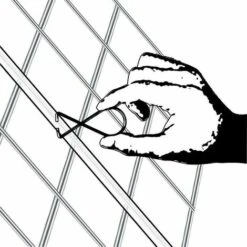 BF 100 Stück Deckenhaken Clip T-förmige Figur 8 Squeeze Hanger Clip Deckenclip -Seilwinden Sales 66023313 5