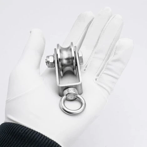 BF 2 Stahlrollenblöcke Innere Kugellager Edelstahlrollen Für Seile 6 BF 2 Stahlrollenblöcke Innere Kugellager Edelstahlrollen Für Seile – Bild 4