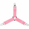BF 4 Stück Verstellbarer Bettlakenhalter Anti-Lauf-Befestigungsclip Tischdecke Vorhang Sofa Deckblatt Schnalle (Rosa) -Seilwinden Sales 66268722 1