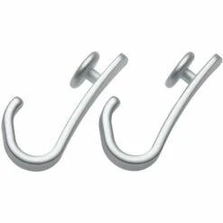 Sealskin Ersatz-Haken Für Easy-Roll Duschvorhangstange, Duschvorhangringe Aus Kunststoff, 12 Stück, Farbe: Chrom-matt