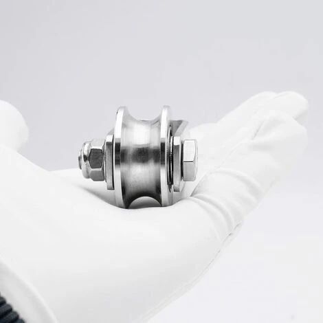 BF 2 Stahlrollenblöcke Innere Kugellager Edelstahlrollen Für Seile 4 BF 2 Stahlrollenblöcke Innere Kugellager Edelstahlrollen Für Seile – Bild 2