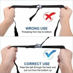 READCLY Lashing Claw Strap, 6 Stück 4M 250kg Cinch Strap Verstellbare Befestigung Quick Release Cam Buckle Kleine Lastgurte Für Autogepäck Frachtpakete -Seilwinden Sales 66540039 5