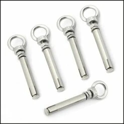 READCLY M6x80mm Spreizöse Mit Edelstahlring 5er Pack