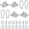 READCLY 4er-Pack Edelstahl-Ösenplatte, Deckenhaken Und Karabiner Mit Schrauben, Ring-Wandanker-Befestigungshaken Für Marineboote, Yoga-Schaukeln, Hängematten 1 READCLY 4er-Pack Edelstahl-Ösenplatte, Deckenhaken Und Karabiner Mit Schrauben, Ring-Wandanker-Befestigungshaken Für Marineboote, Yoga-Schaukeln, Hängematten -Seilwinden Sales 66737269 1