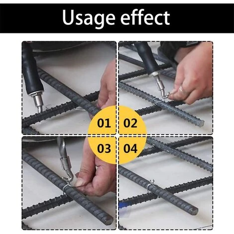 LTS FAFA Twister-Haken Für Bewehrungsstäbe, Umreifungswerkzeuge Für Bewehrungsstäbe Aus Metall, Um Die Ermüdung Der Hände Zu Reduzieren 4 LTS FAFA Twister-Haken Für Bewehrungsstäbe, Umreifungswerkzeuge Für Bewehrungsstäbe Aus Metall, Um Die Ermüdung Der Hände Zu Reduzieren – Bild 2