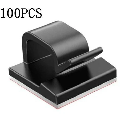 LTS FAFA Selbstklebender Mini-Kabelhalter, Kleine Schwarze Kabelklemmen, Selbstklebende Kabelklemmen Für Das Kabelmanagement Zu Hause, Im Auto, Im Garten (100 Stück) 4 LTS FAFA Selbstklebender Mini-Kabelhalter, Kleine Schwarze Kabelklemmen, Selbstklebende Kabelklemmen Für Das Kabelmanagement Zu Hause, Im Auto, Im Garten (100 Stück) – Bild 2
