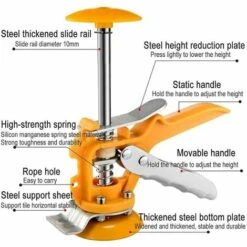 HELLO KITTY BAIN Fliesenglätter Brick Lift Adjuster Locator Planierer Fliesenhilfe (2 Stück) -Seilwinden Sales 66850500 3