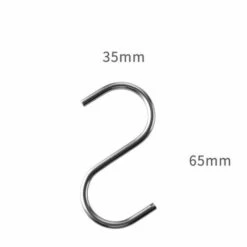 DECKON Set Mit 20 Multifunktions-S-Haken Zum Aufhängen, Edelstahl, S-förmige Haken, S-Haken, Für Badezimmer, Schlafzimmer, Büro, Küche -Seilwinden Sales 66981892 2