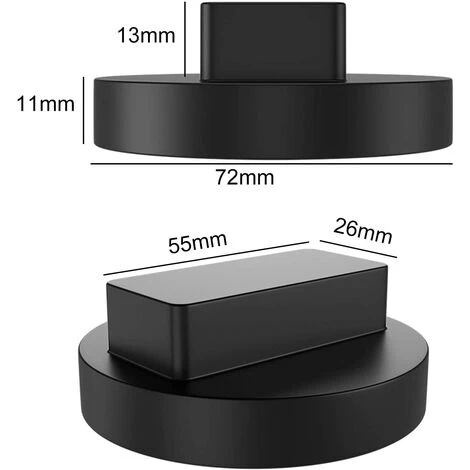 DECKON 4 Stück Wagenheber Gummi Wagenheber Block Kompatibel Für BMW Wagenheber Gummiauflage 4 DECKON 4 Stück Wagenheber Gummi Wagenheber Block Kompatibel Für BMW Wagenheber Gummiauflage – Bild 2