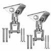 DECKON Schwerlast-Deckenhaken Mit SUS304-Edelstahl, 360° Drehbar, 4 Befestigungsschrauben Für Betonholz-Sets, Yoga-Hängematten-Hängesessel, Zweiteilig -Seilwinden Sales 66986848 1