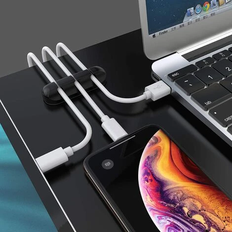 BENOBBY KIDS Desktop-Kabel-Organizer-Clips, 3er-Pack Kabelhalter, Kabel-Organizer, Kabelmanagement, Kabelaufbewahrung F��r USB-Ladeger?t/Maus/Kopfh?rer/PC-Kabel 5 BENOBBY KIDS Desktop-Kabel-Organizer-Clips, 3er-Pack Kabelhalter, Kabel-Organizer, Kabelmanagement, Kabelaufbewahrung F��r USB-Ladeger?t/Maus/Kopfh?rer/PC-Kabel – Bild 3