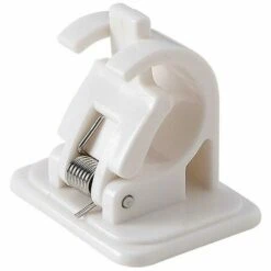 DONTODENT 4 Stück Halter Gardinenhaken Gardinen ~ Selbstklebende Haken Stangenvorhanghalterungen -Seilwinden Sales 67382744 2