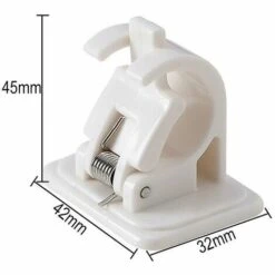 DONTODENT 4 Stück Halter Gardinenhaken Gardinen ~ Selbstklebende Haken Stangenvorhanghalterungen -Seilwinden Sales 67382744 3