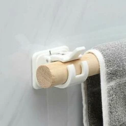 DONTODENT 4 Stück Halter Gardinenhaken Gardinen ~ Selbstklebende Haken Stangenvorhanghalterungen -Seilwinden Sales 67382744 5