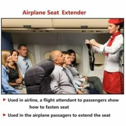 OUSUDELA Flugzeug-Sicherheitsgurt-Verlängerung, Universell Verstellbare Flugzeug-Sicherheitsgurt-Teile Mit Edelstahl-Schnallenclip 50–84 Cm, Fluggesellschaften Für Reisen -Seilwinden Sales 67417948 5