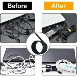 OUSUDELA 50 STÜCKE Wiederverwendbare Kabelbinder Aus Nylon, Verstellbare Kabelbinder Mit Klettverschluss Für Kabel Und Kabelmanagement Kabelbinder Schwarz 9 OUSUDELA 50 STÜCKE Wiederverwendbare Kabelbinder Aus Nylon, Verstellbare Kabelbinder Mit Klettverschluss Für Kabel Und Kabelmanagement Kabelbinder Schwarz -Seilwinden Sales 67418329 4