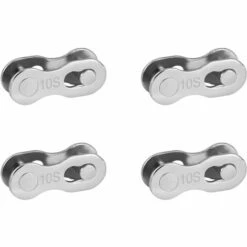 OUSUDELA Fahrradkettenglieder,4 Paar Schnellspannteile Für Fahrradkettenglieder,Fahrradkettenschnellspanner,10-Gang-Schnellgliederkette Fahrradketten-Schnellglied