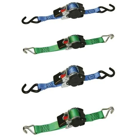 Kerbl Automatik-Zurrgurt Mit Spitzhaken, 1,8 M X 50 Mm 3 Kerbl Automatik-Zurrgurt Mit Spitzhaken, 1,8 M X 50 Mm